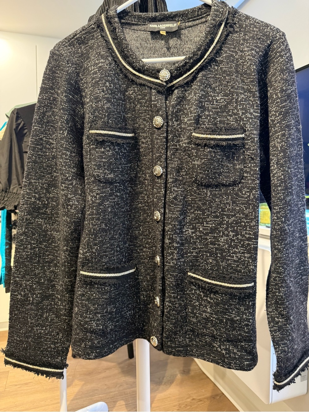 Karl Lagerfeld Women’s Black Sweater